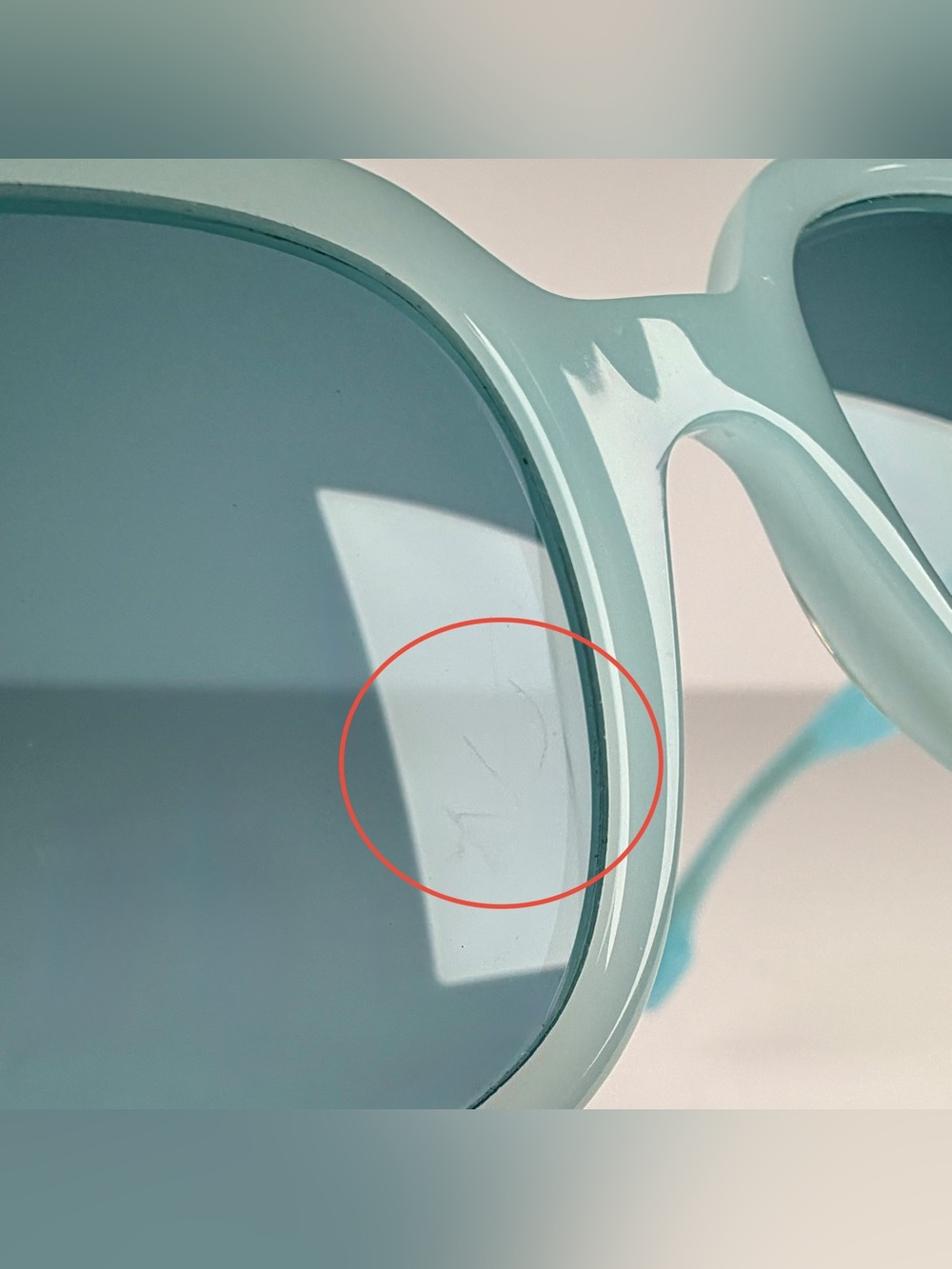 Burberry Helena BE4371 408680 Clear Baby Blue Square Sunglasses Full Set - Picture 10 of 10